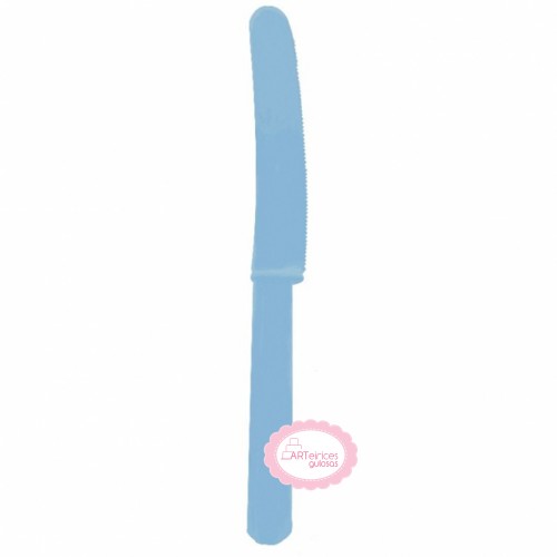 Facas Reutilizáveis Azul Claro